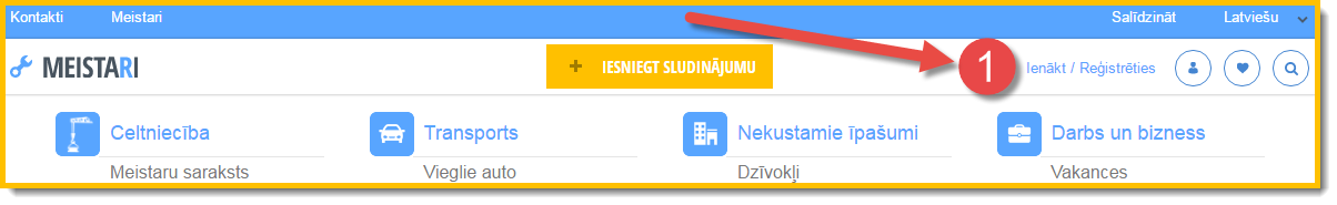 Kā iesniegt reklāmu